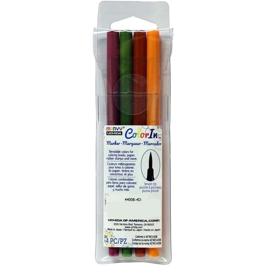 COLORIN MARKER BRUSH TIP NATURAL SET 