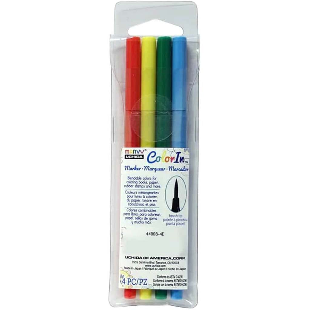 COLORIN MARKER BRUSH TIP BOLD SET 
