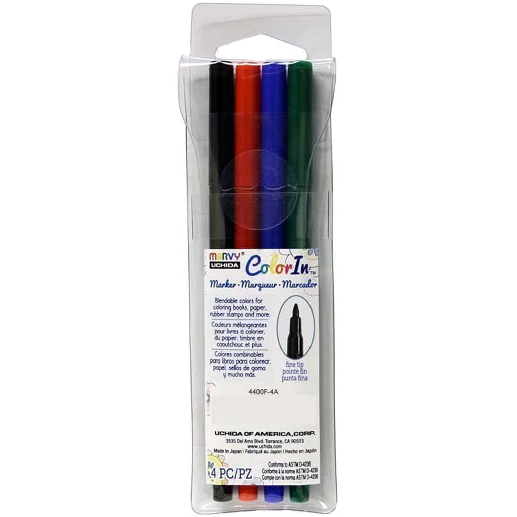 COLORIN MARKER FINE TIP PRIMARY SET 