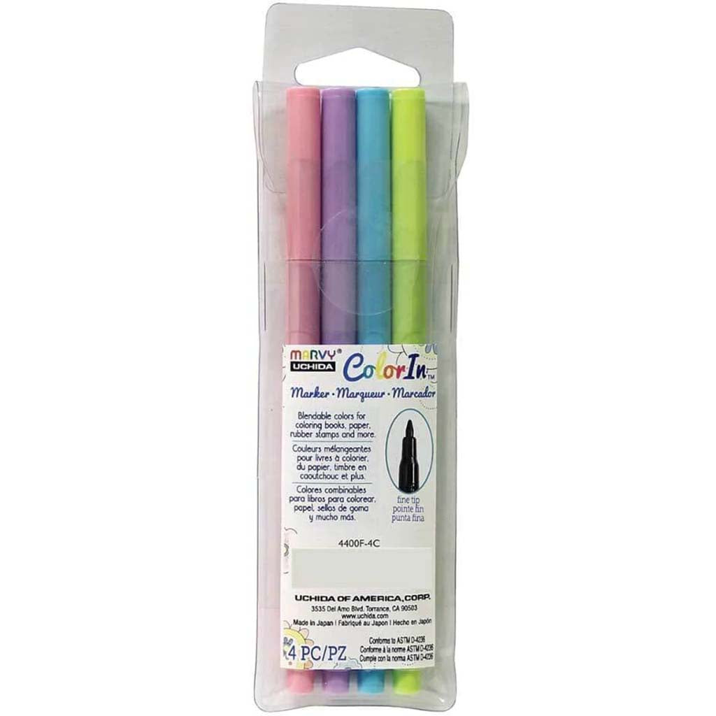 COLORIN MARKER FINE TIP PASTEL SET 