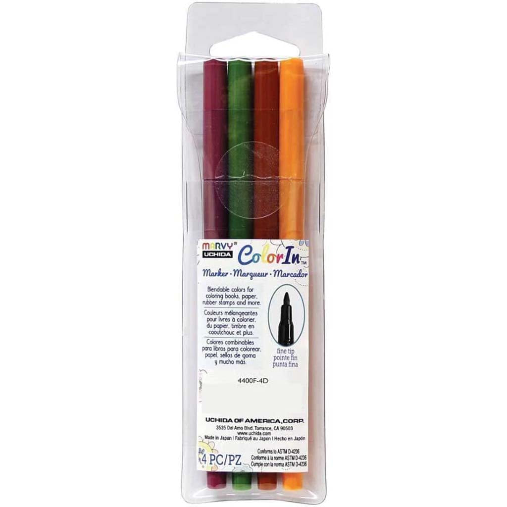 COLORIN MARKER FINE TIP BOLD SET 