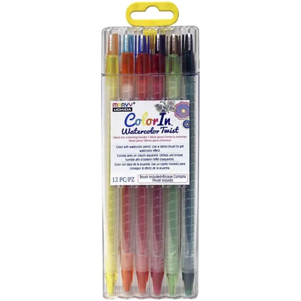 COLORIN WATERCOLOR TWIST 12PC SET 