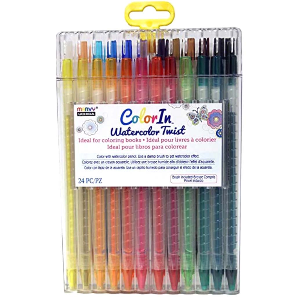 COLORIN WATERCOLOR TWIST 24PC SET 