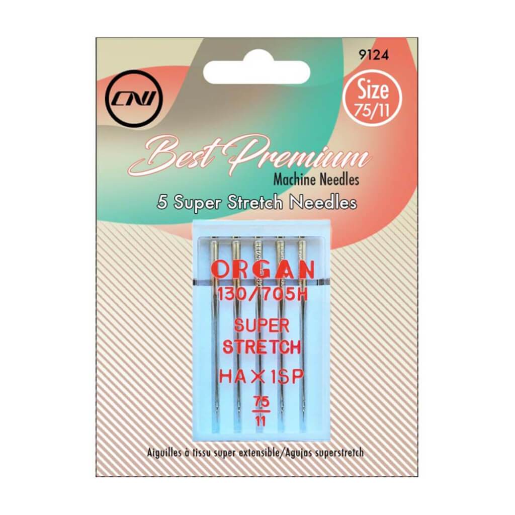 5 Super Stretch Needles 75/11 