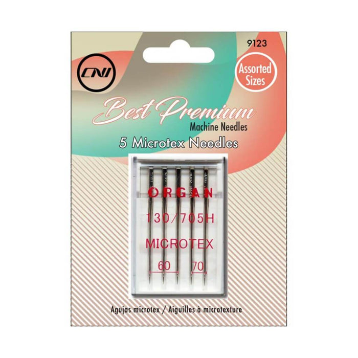 5 Microtex Needles Asstd Sizes 
