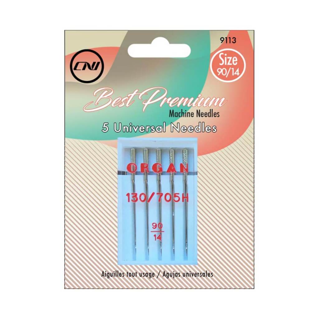 5 Universal Needles Size 90/14 