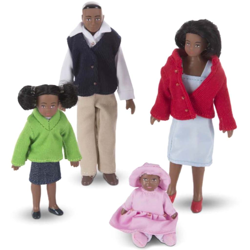 Victorian Doll Family African-American 