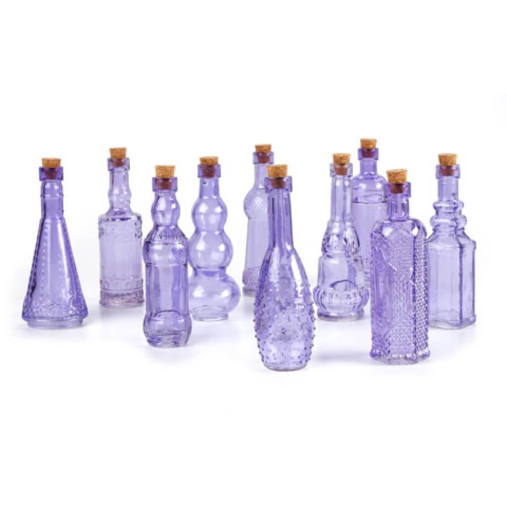 GLASS BOTTLEPPLEWCRK LUMP NECK 5IN 2 