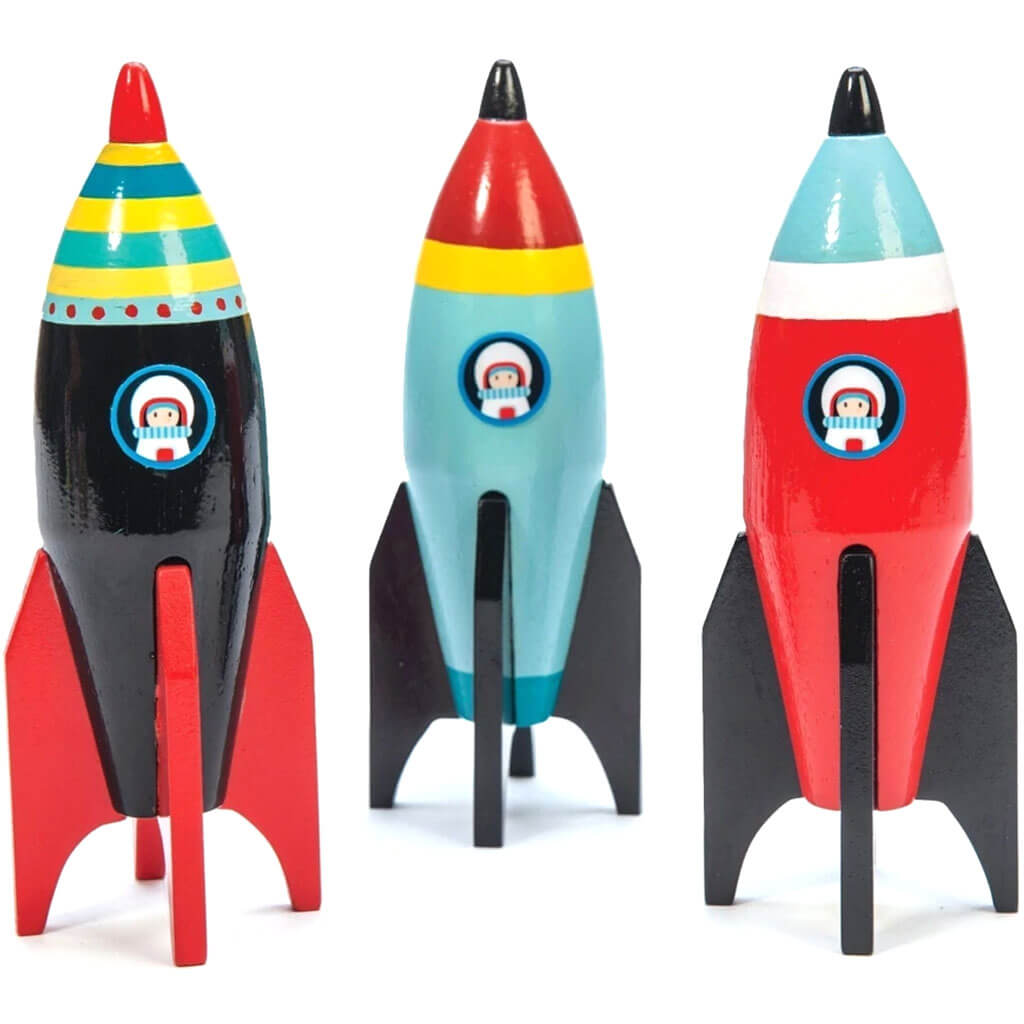 Le Toy Van Wooden Space Rocket