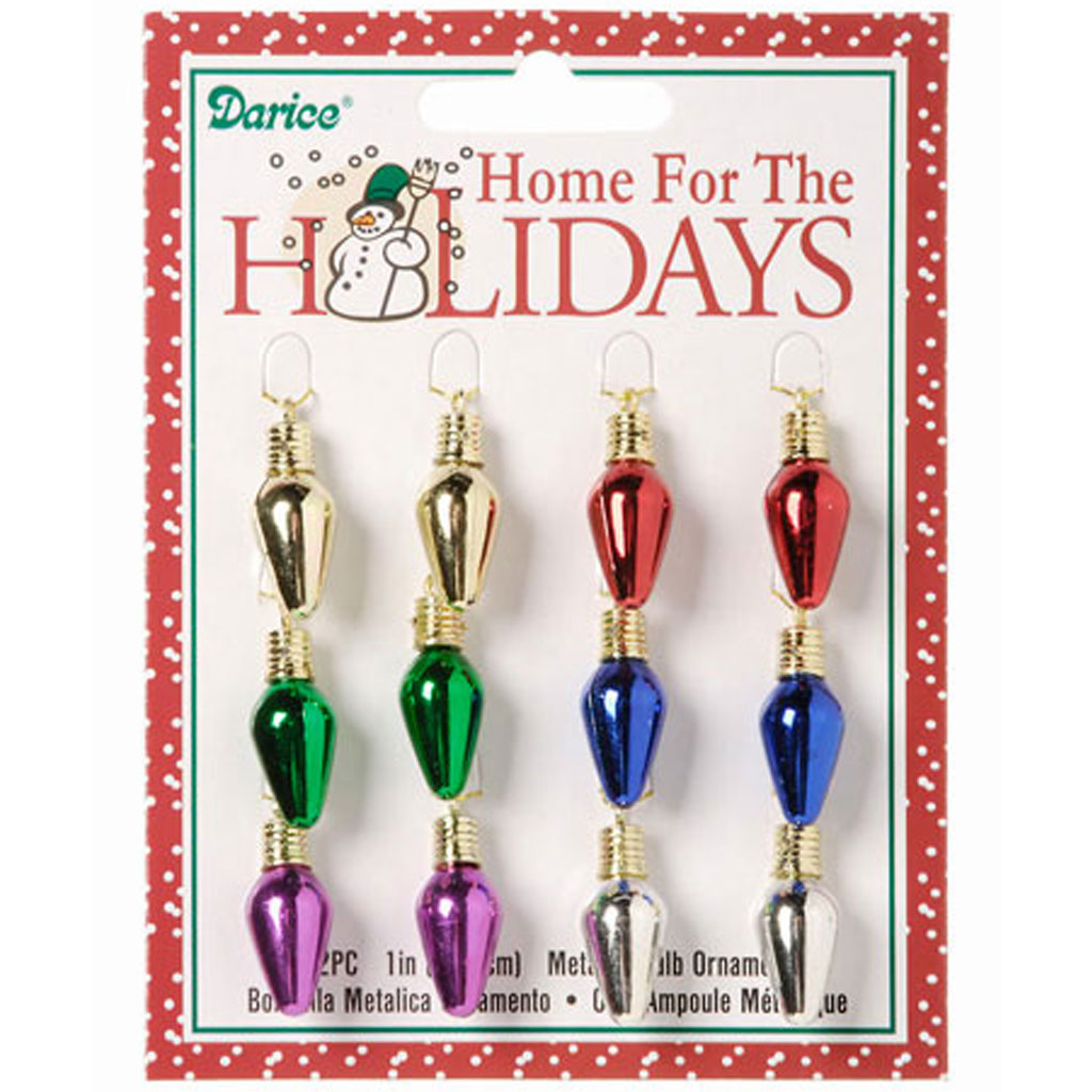 Plastic Bulb Ornaments