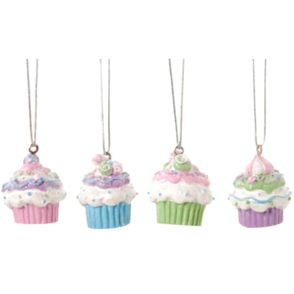 Mini Cupcake Ornaments 1 3/8 inches 