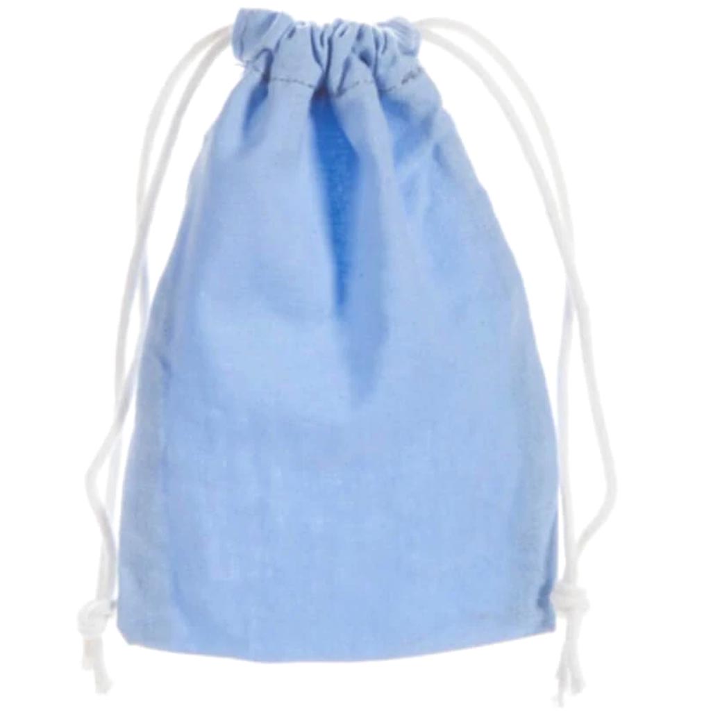 BAGS FABRIC LT BLUE 5CT 