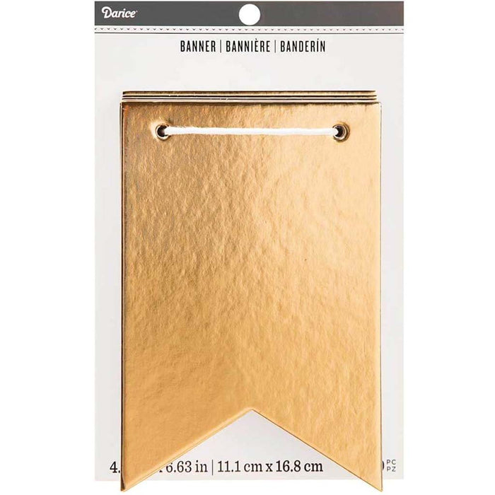 Banner Foil Matboard Gold Lg