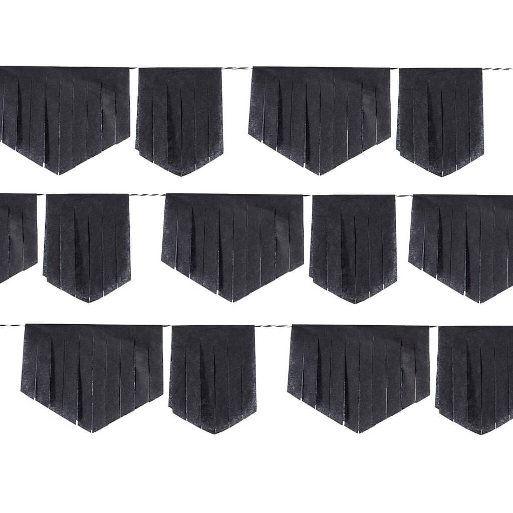 BANNER PPR FRINGE BLACK 