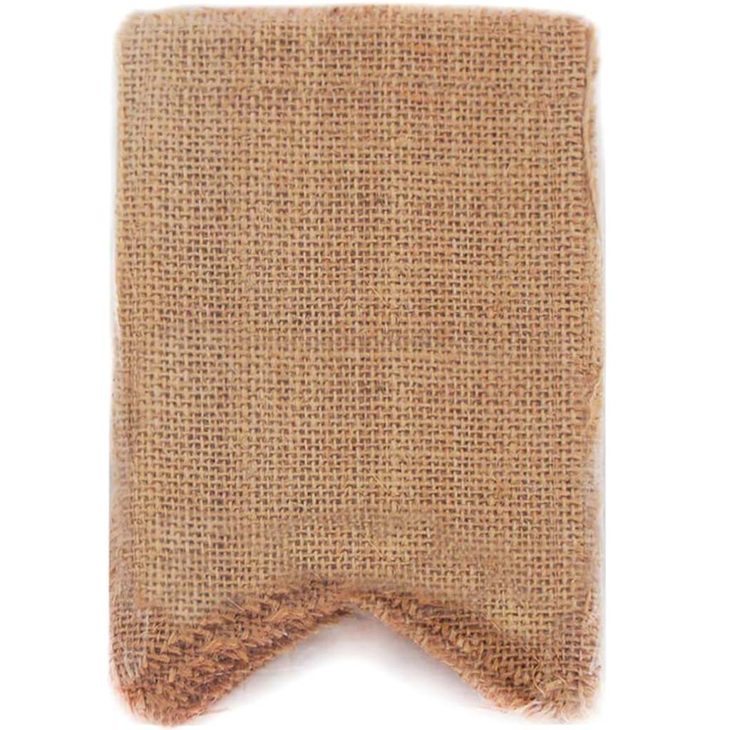 BANNER FISHTAIL BURLAP SM 