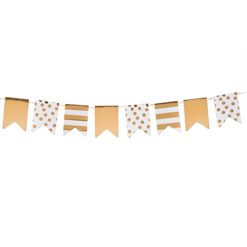 GARLAND MINI FLAG GOLD 