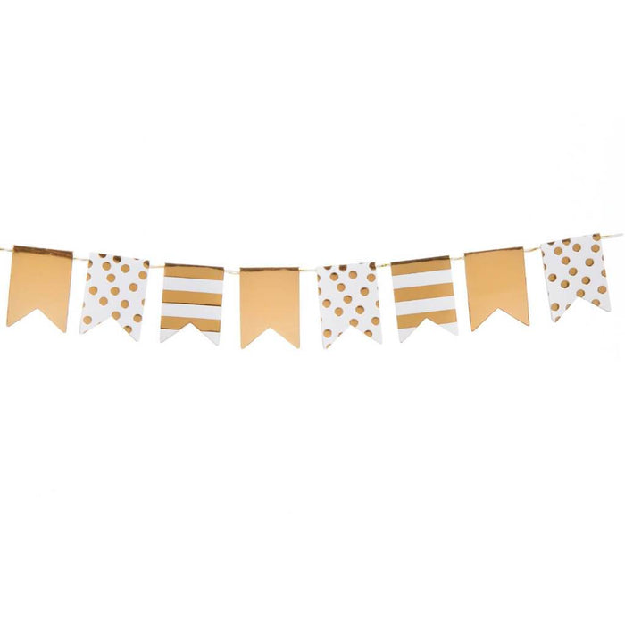 GARLAND MINI FLAG GOLD 