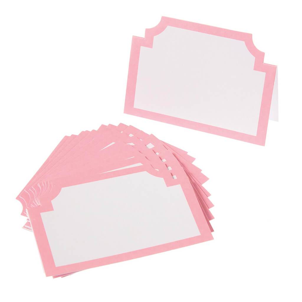 PLACE CARDS 24CT PINK 