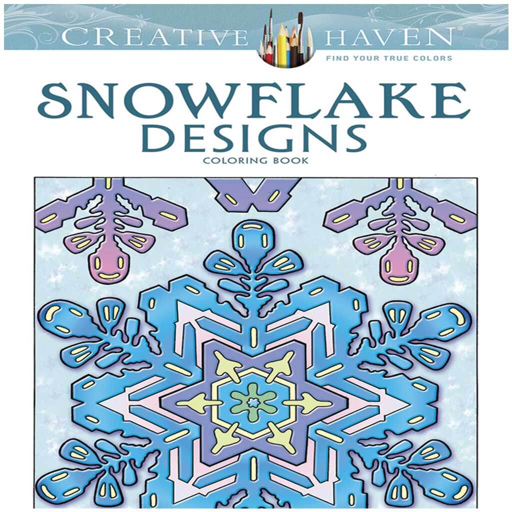 Creative Haven Coloring Books Snowflake Designs