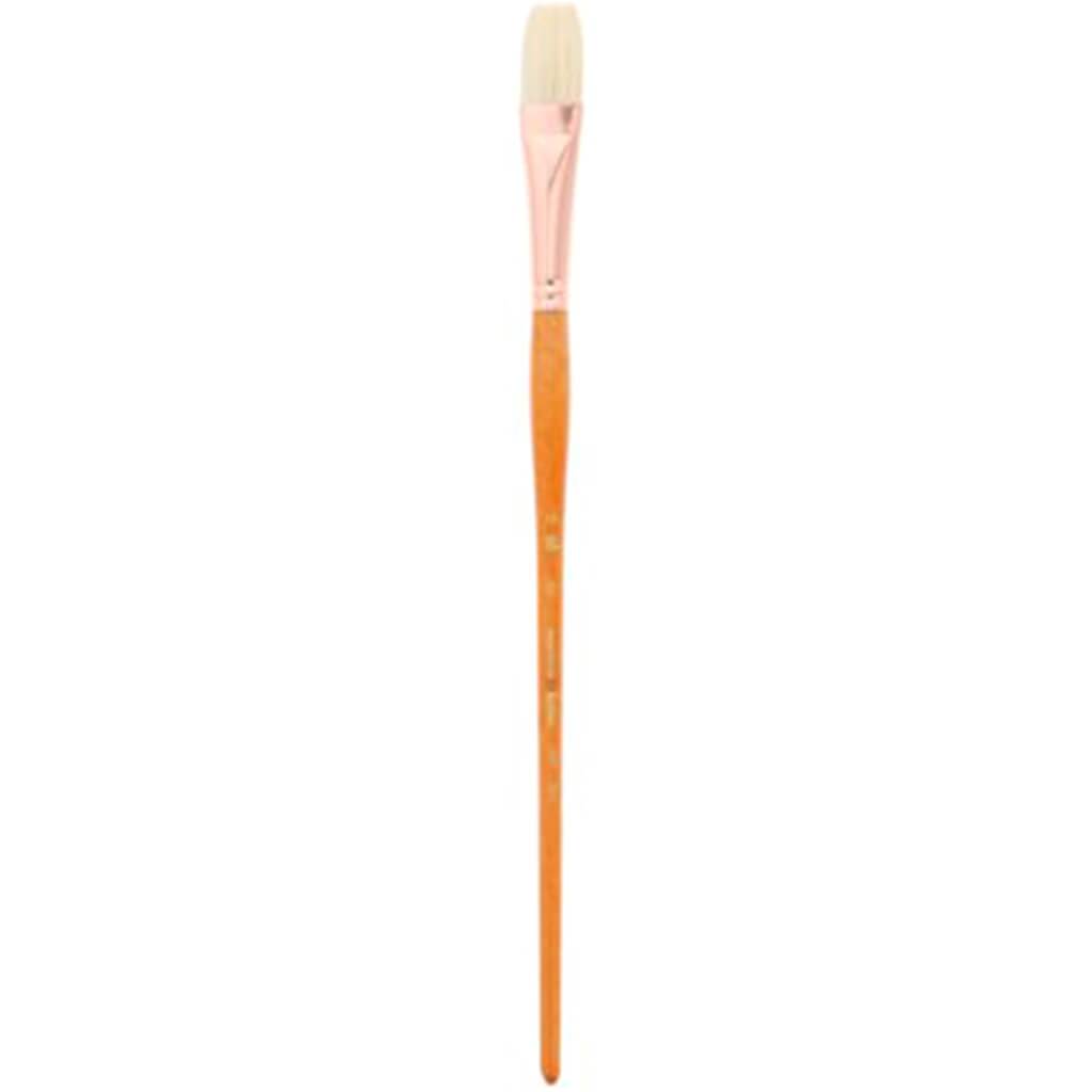 Refine Natural Bristle Oil and Acrylic Brushes Flat