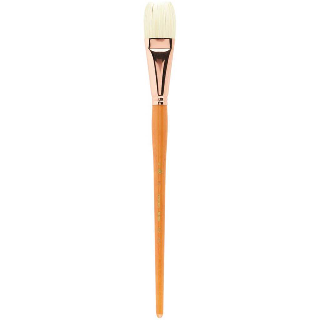 Refine Natural Bristle Oil and Acrylic Brushes Flat