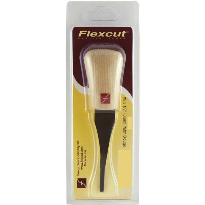 Wood Carving Palm Tools Sweep & Chisel #5 1/8in Palm Sweep
