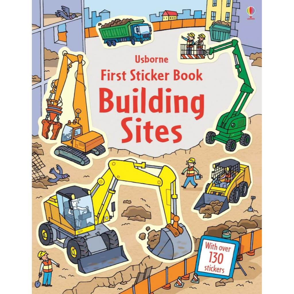 First Sticker Book Building Sites Book