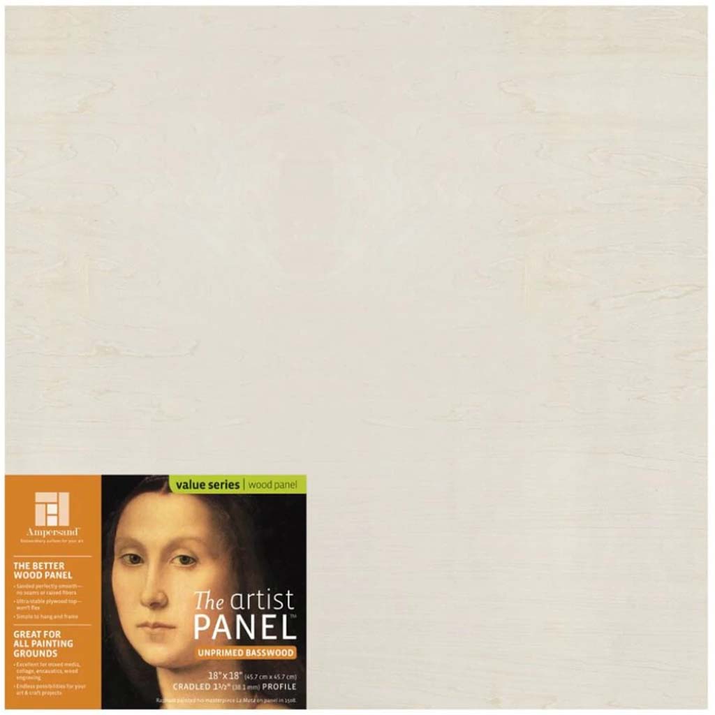 Artist Panels Unprimed Basswood