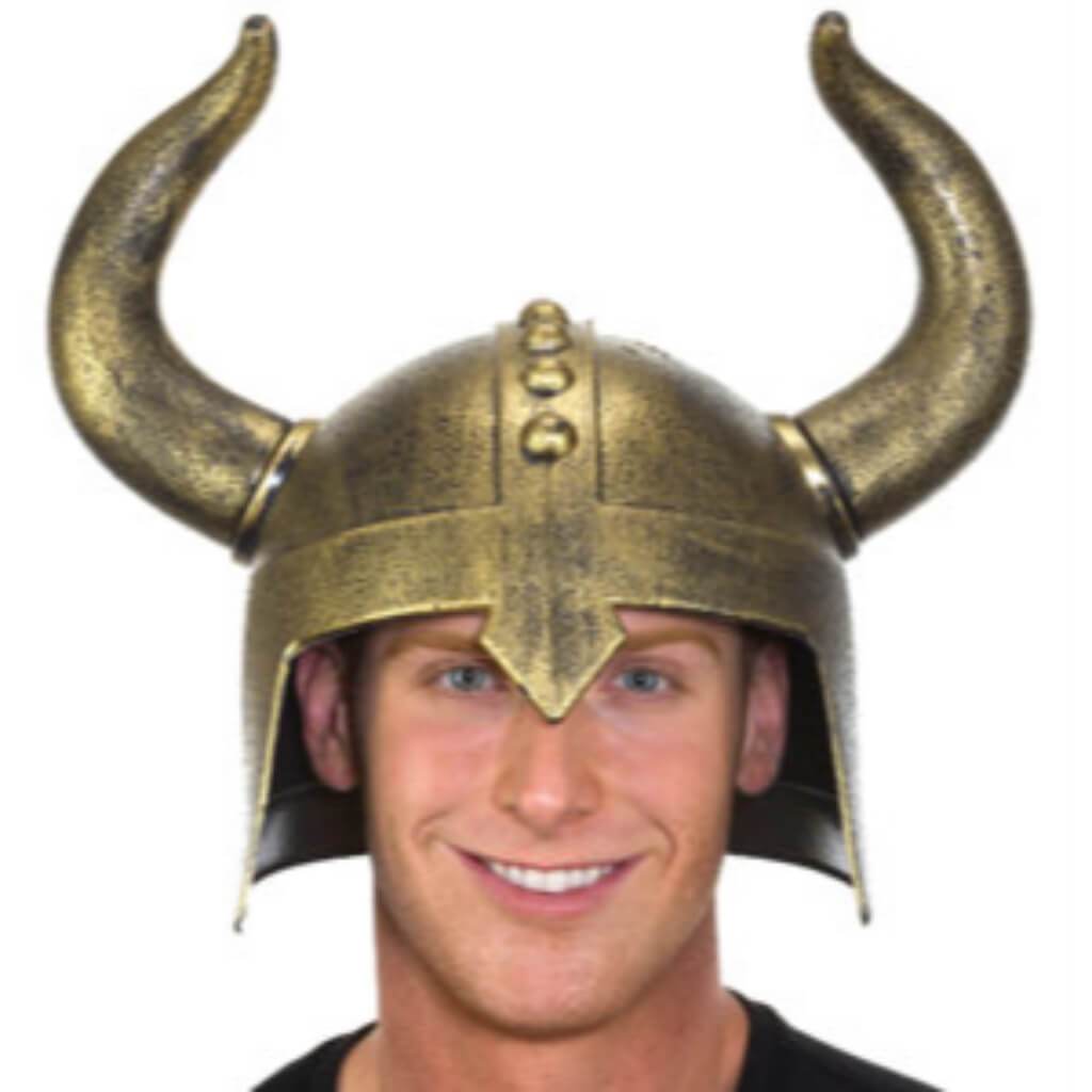 Horned Medieval Helmet 