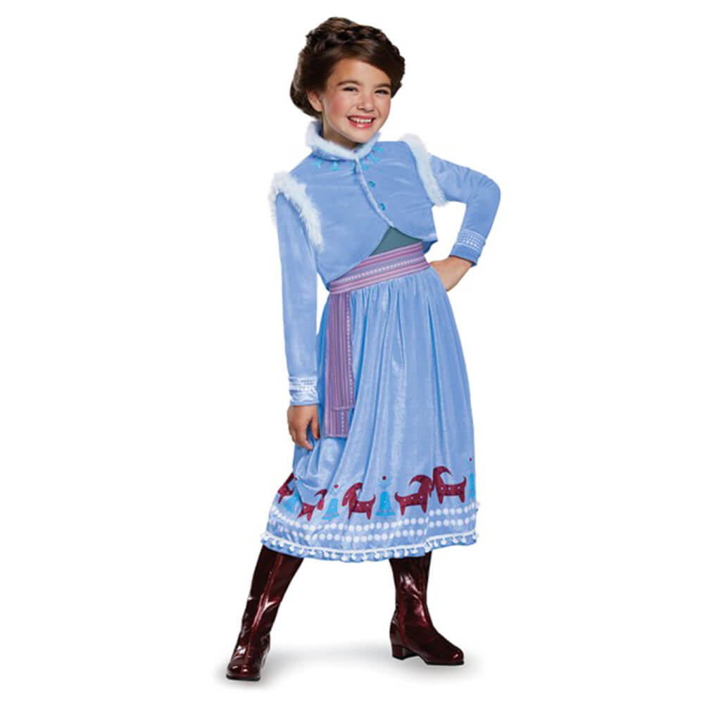 Anna Frozen Adventure Dress Deluxe Costume