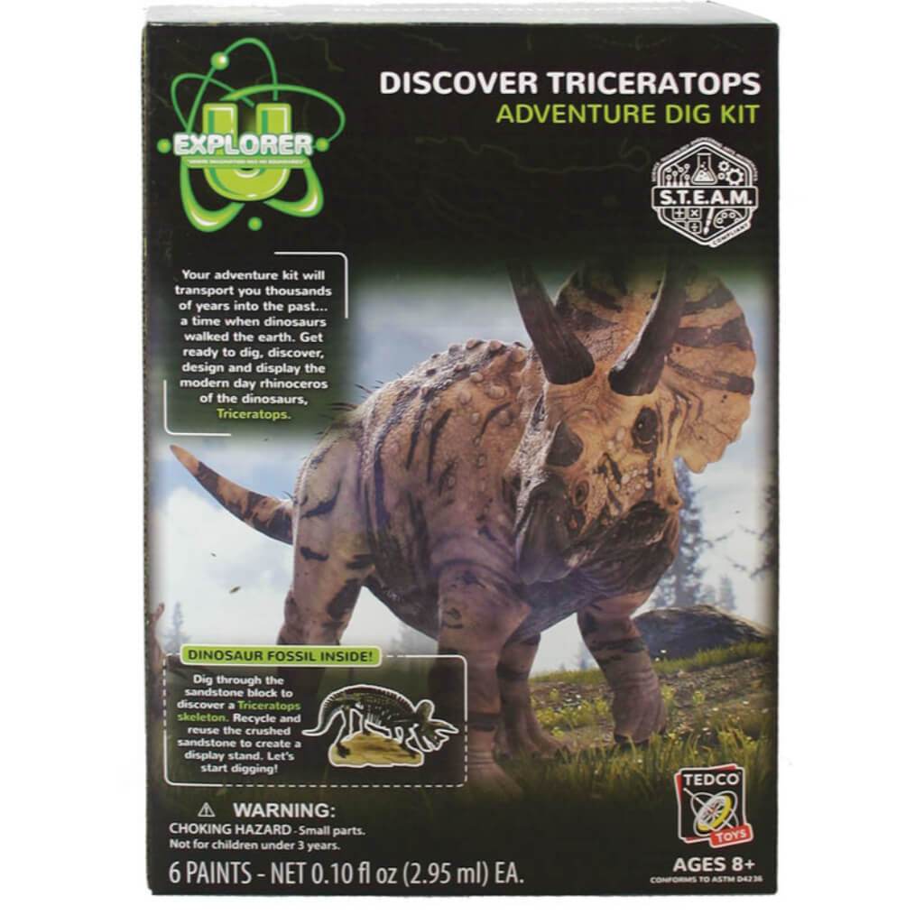 Discover Triceratops Adventure Dig Kit 