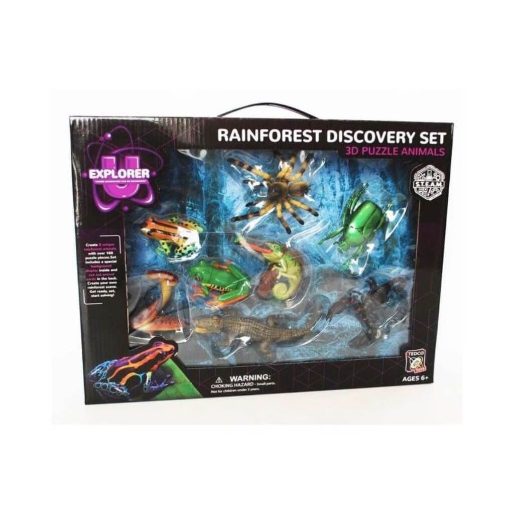 Rainforest Discovery 3D Puzzle Set 