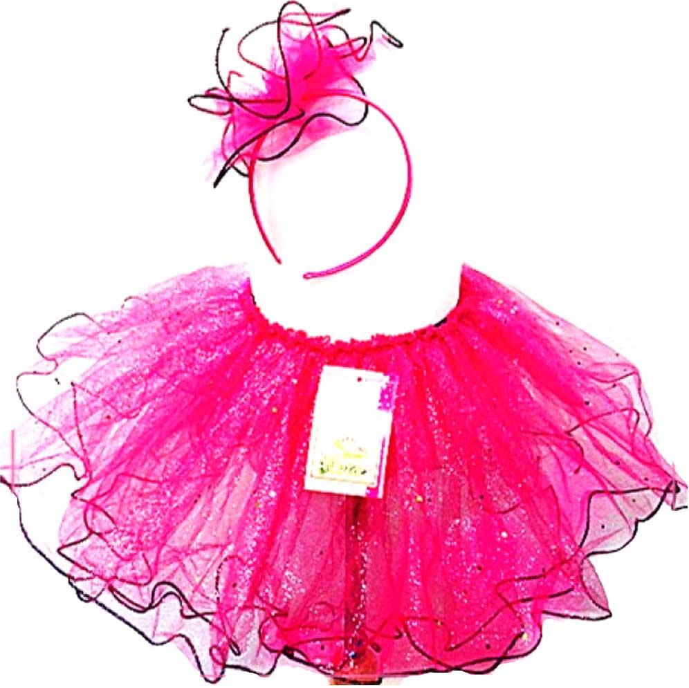 Glitter Tutu with Headband Set