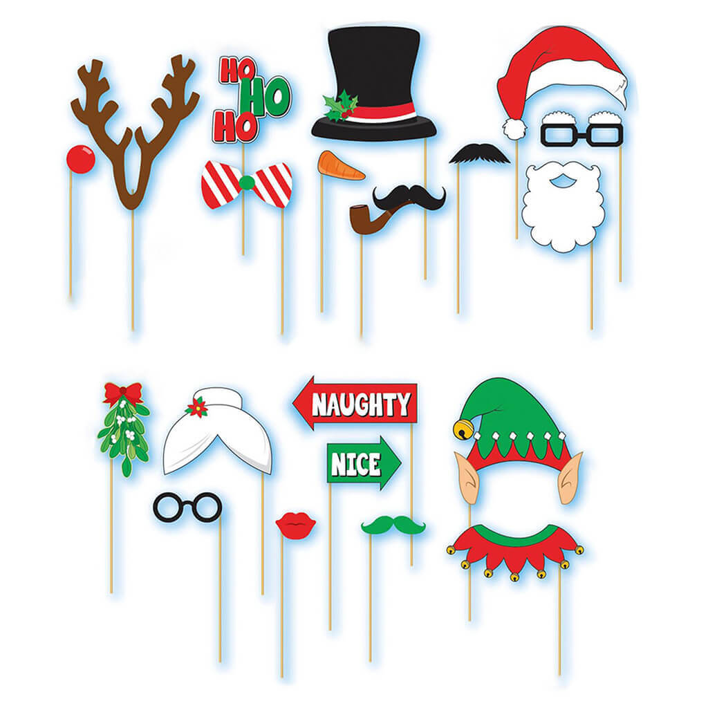 Christmas Photo Booth Accessories 