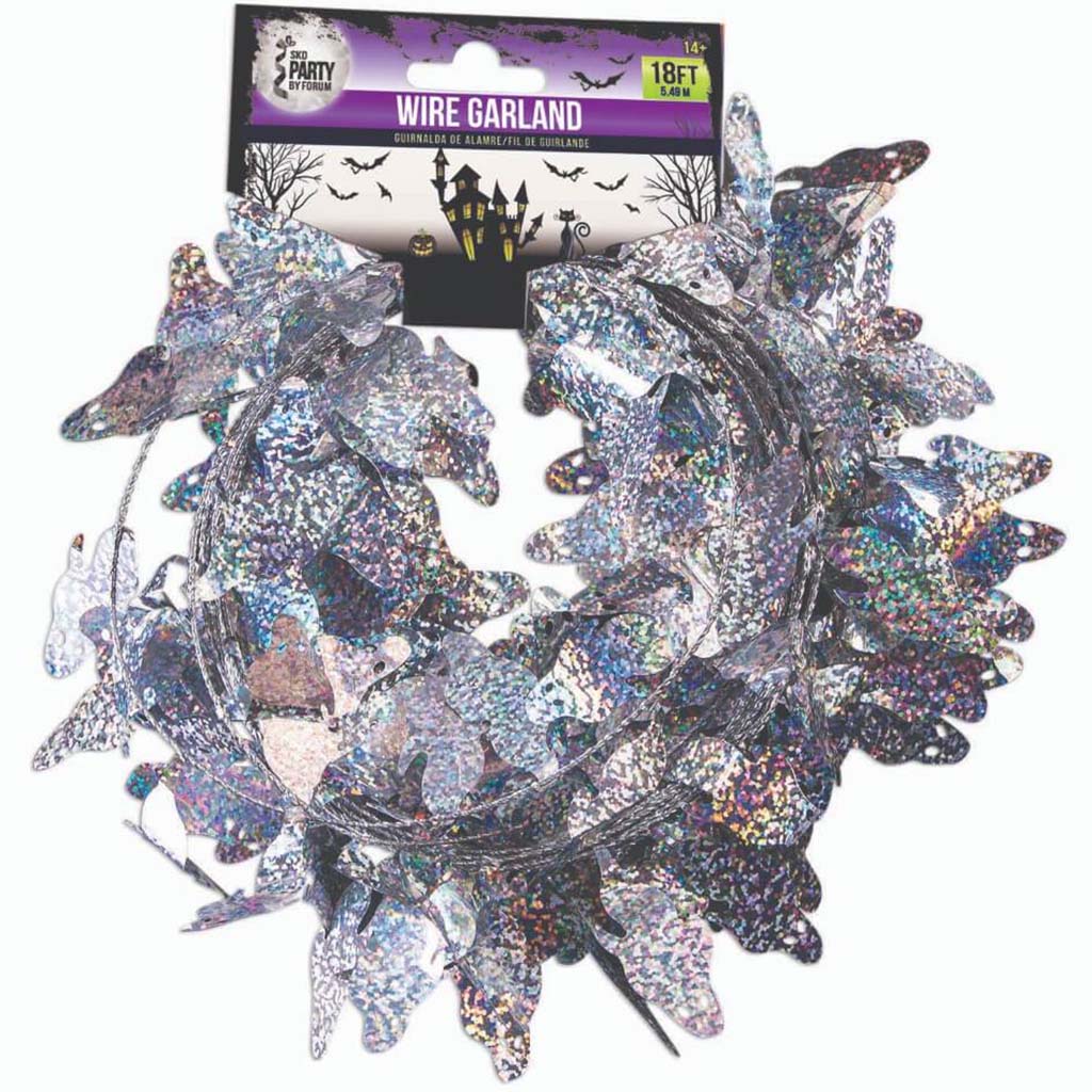 Wire Ghost Garland 18ft