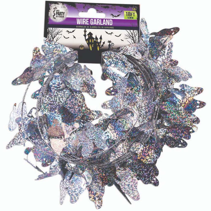 Wire Ghost Garland 18ft