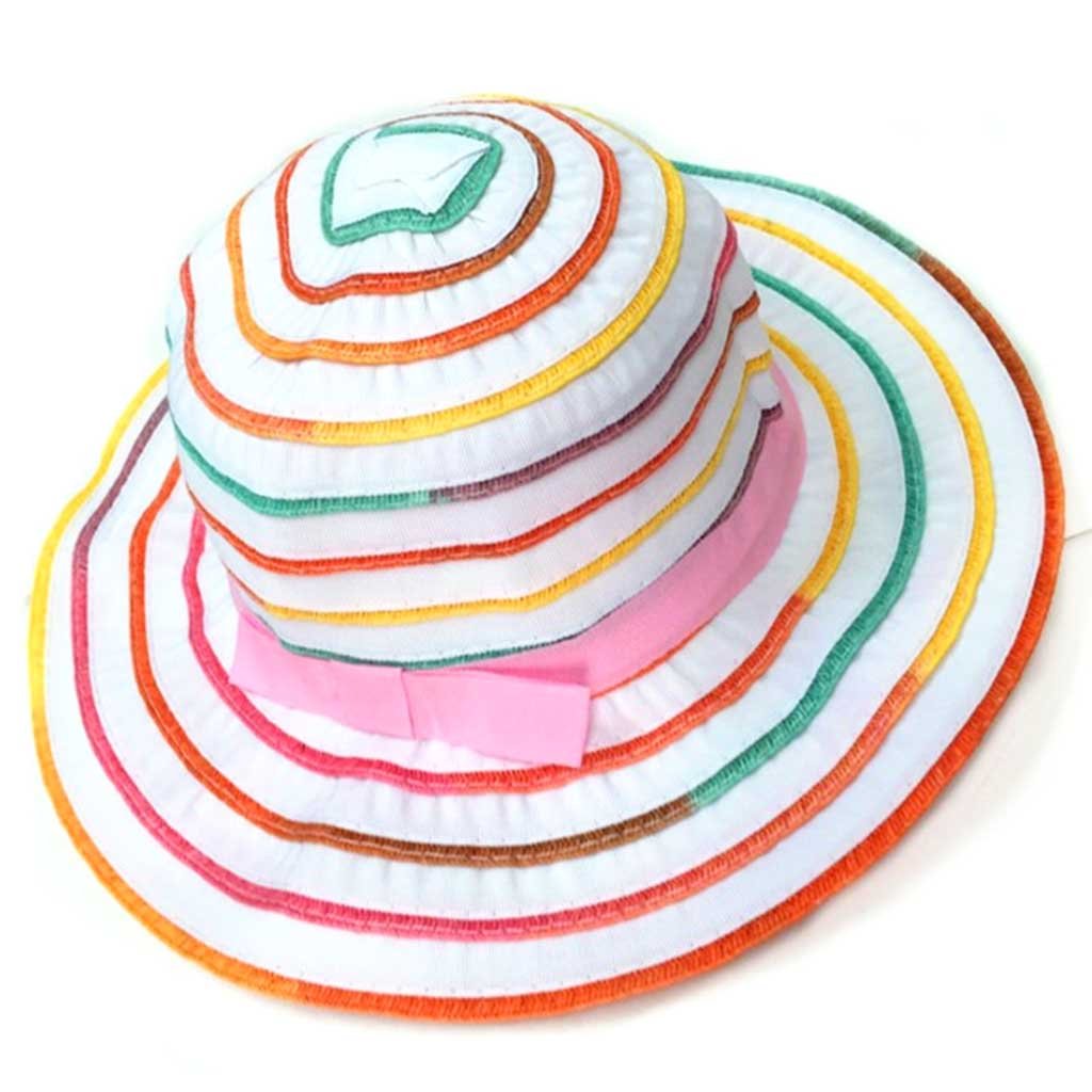 Fabric Rainbow Kid Hat