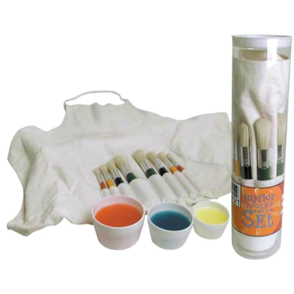 Junior Brush &amp; Smock Set