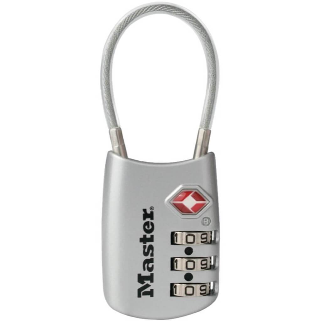 TSA-ACCEPTED LUGGAGE LOCK 3 DIGIT COMBINATION 1-3/16&quot; 