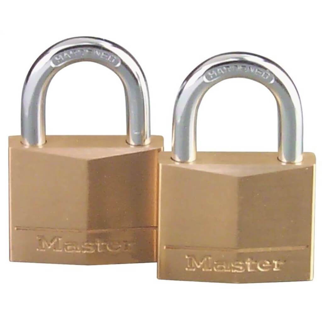 SOLID BODY PADLOCK 2 PACK 1-9/16IN 