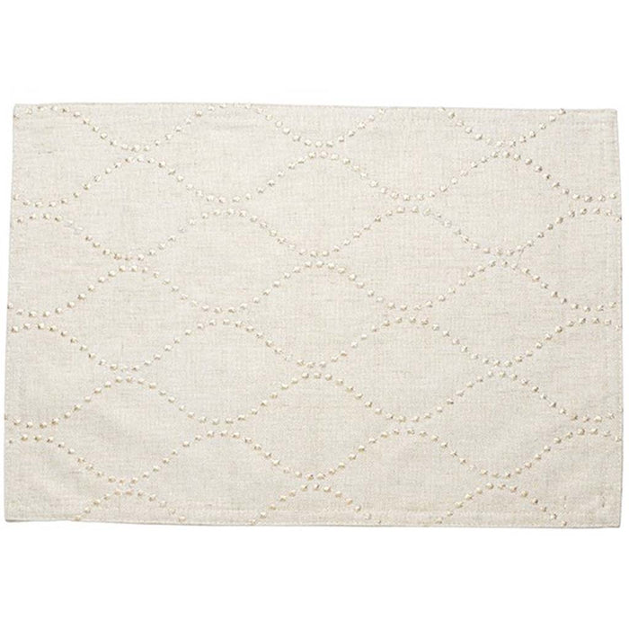 Ornament Placemat Metallic, 13in X 19in