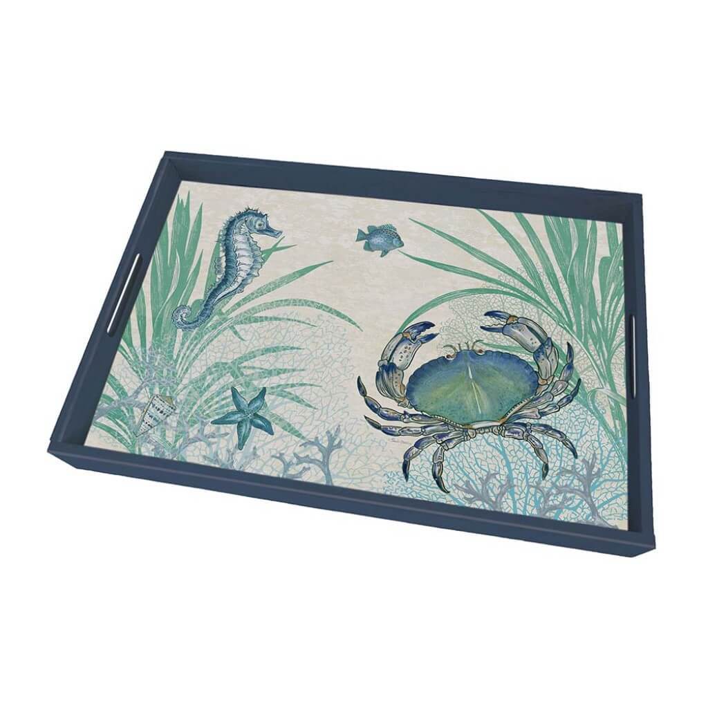 WOODEN TRAY OCEANA 