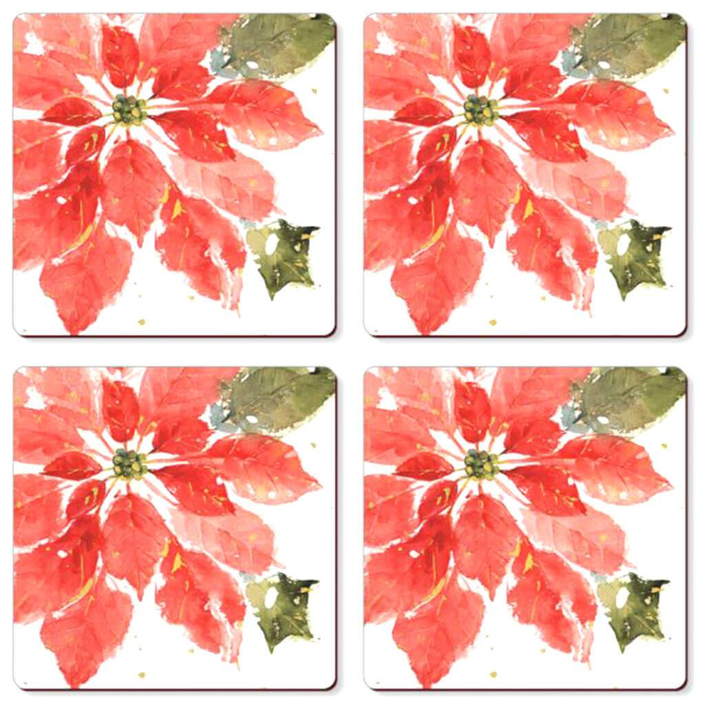 Hardboard Coasters Boxed 4pk Home for the Holiday