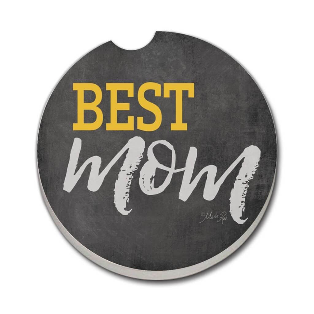 CAR COASTER 1PK BEST MOM 