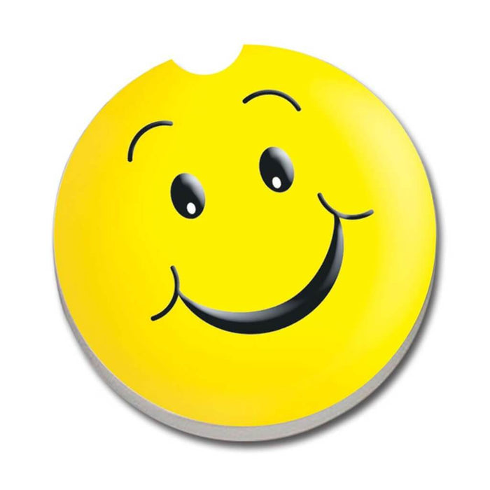 CAR COASTER BULK HAPPY FACE 