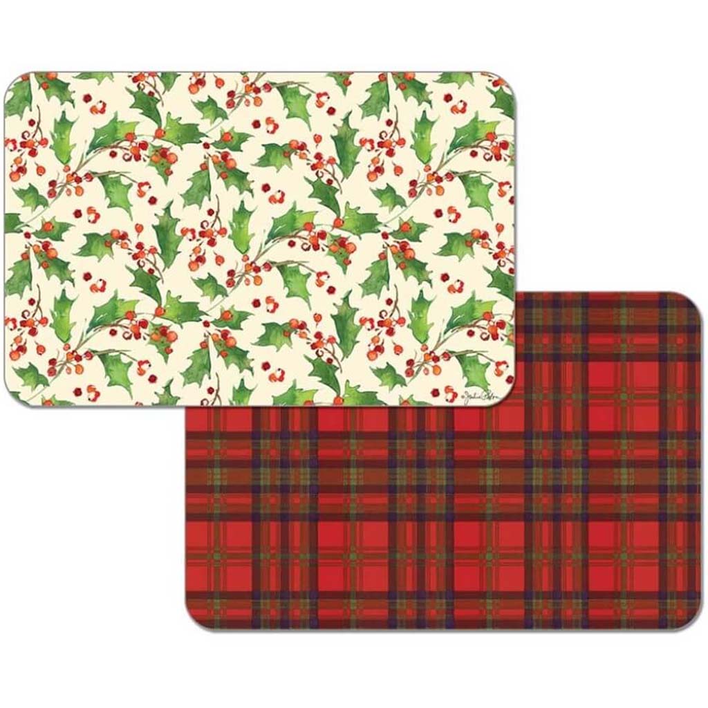 PLACEMAT HOLLY JOLLY 