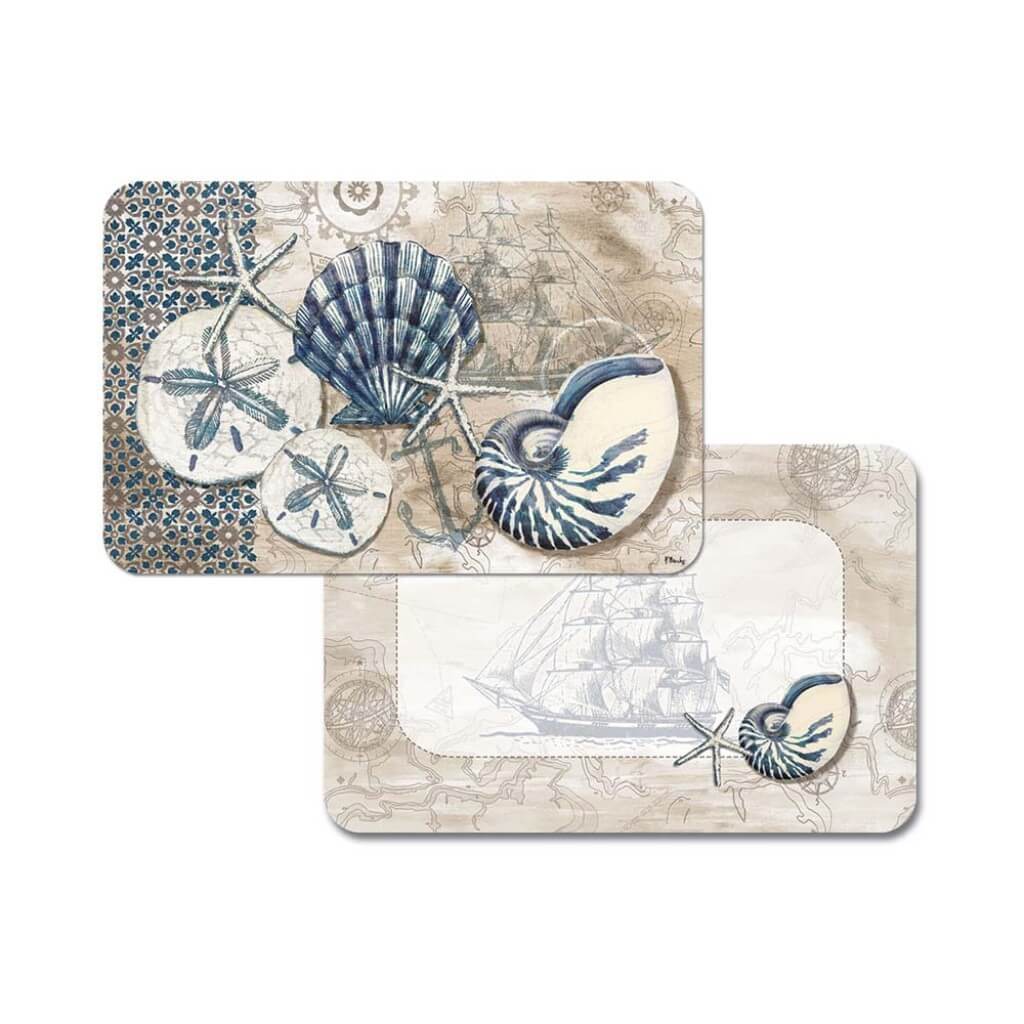 PLACEMAT TIDE POOL SHELLS 