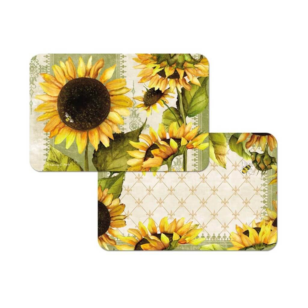 PLACEMAT SUNFLOWERS IN BLOOM 