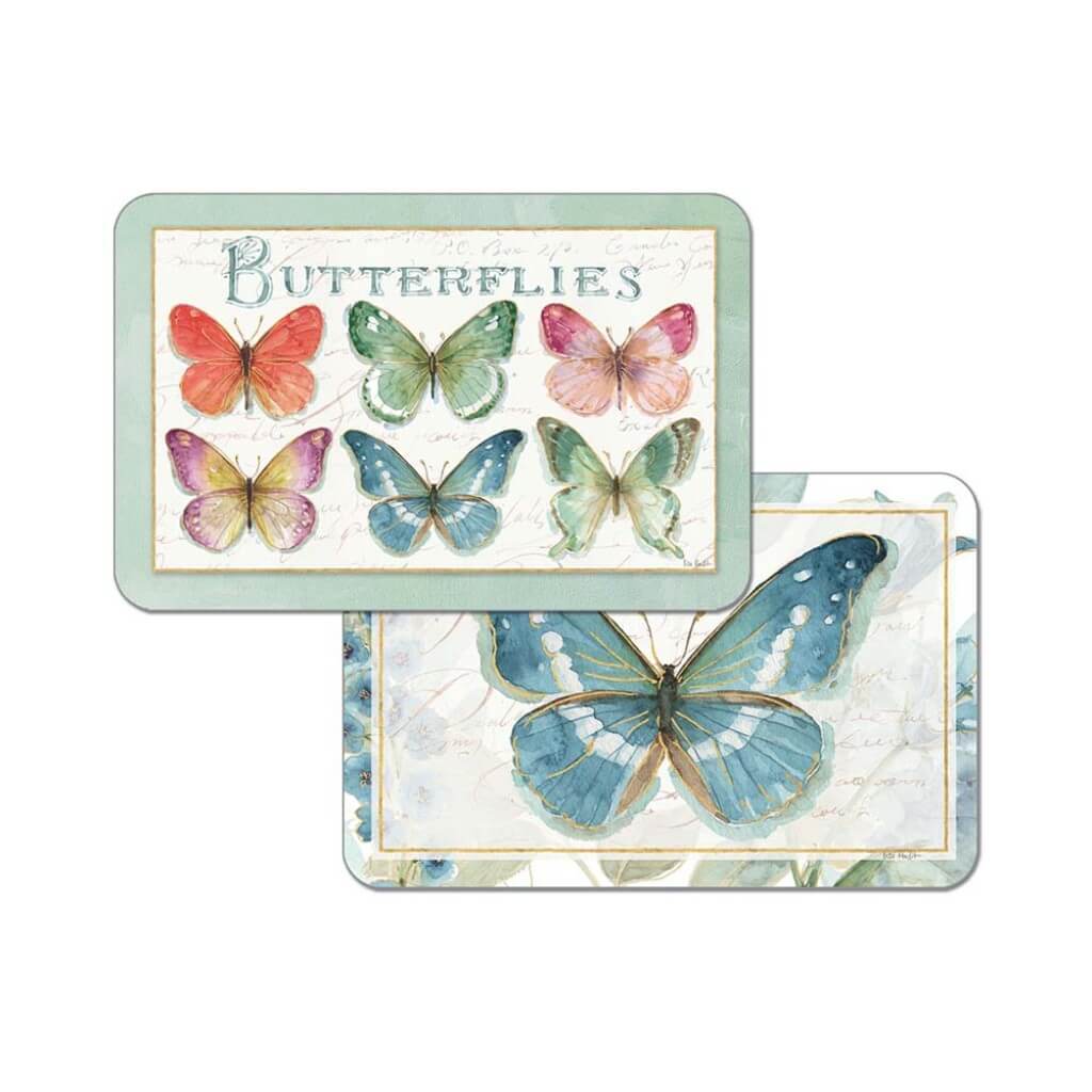 PLACEMAT RAINBOW BUTTERFLIES 