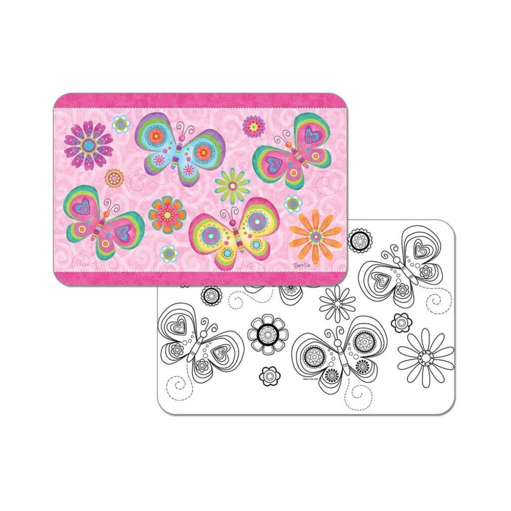 PLACEMAT KIDS BUTTERFLIES 